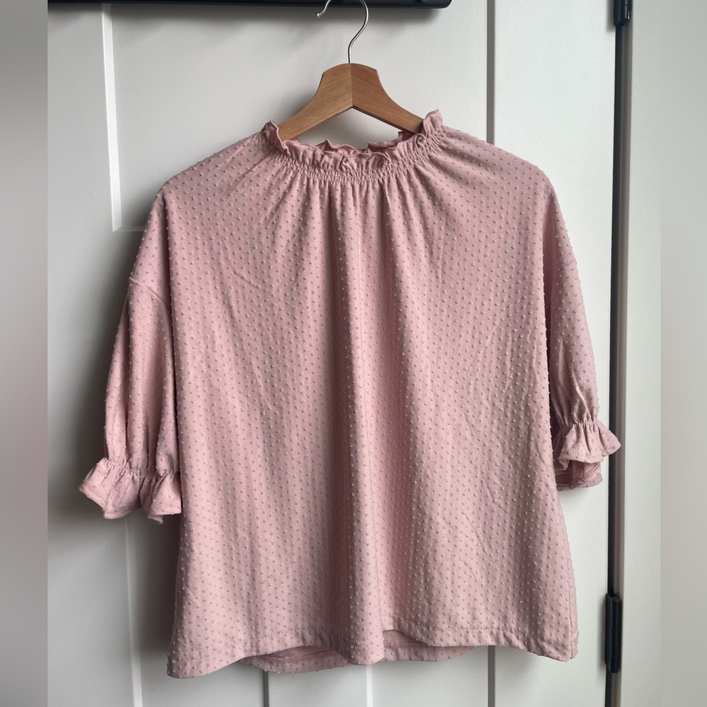 Madewell Clipdot Ruffle Top - Picture 7 of 7